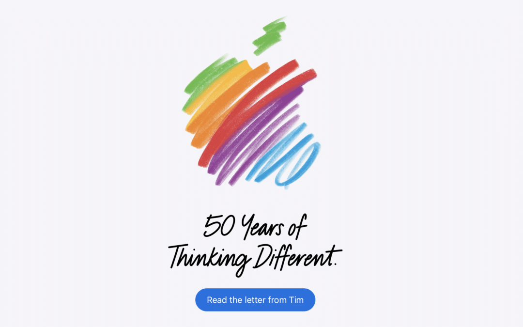 Here’s to Apple’s 50th—and a pretty decent ad line